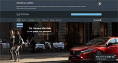 Desktop Screenshot of mazda.nl