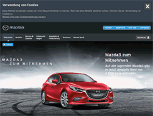 Tablet Screenshot of mazda.at