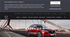 Desktop Screenshot of mazda.de