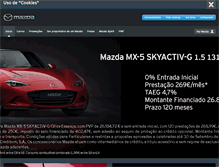 Tablet Screenshot of mazda.pt