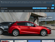 Tablet Screenshot of mazda.fi