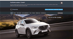 Desktop Screenshot of mazda.cz